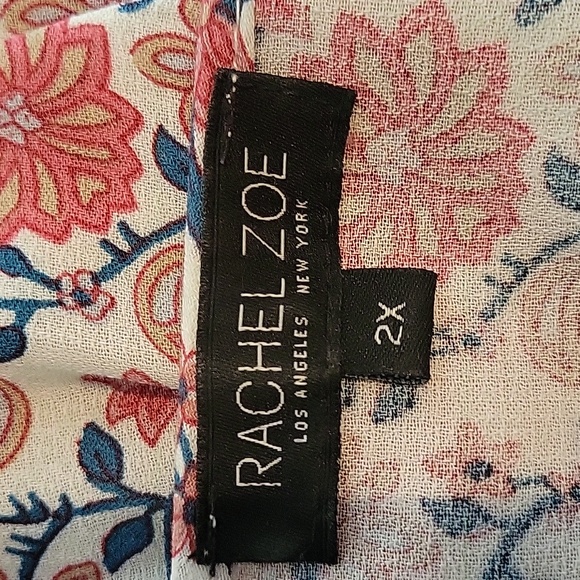 A beautiful Peasant style blouse. It was made by Rachel and Zoe. - Picture 3 of 4